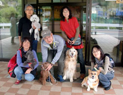 参加ＤＬＣと愛犬の集合写真